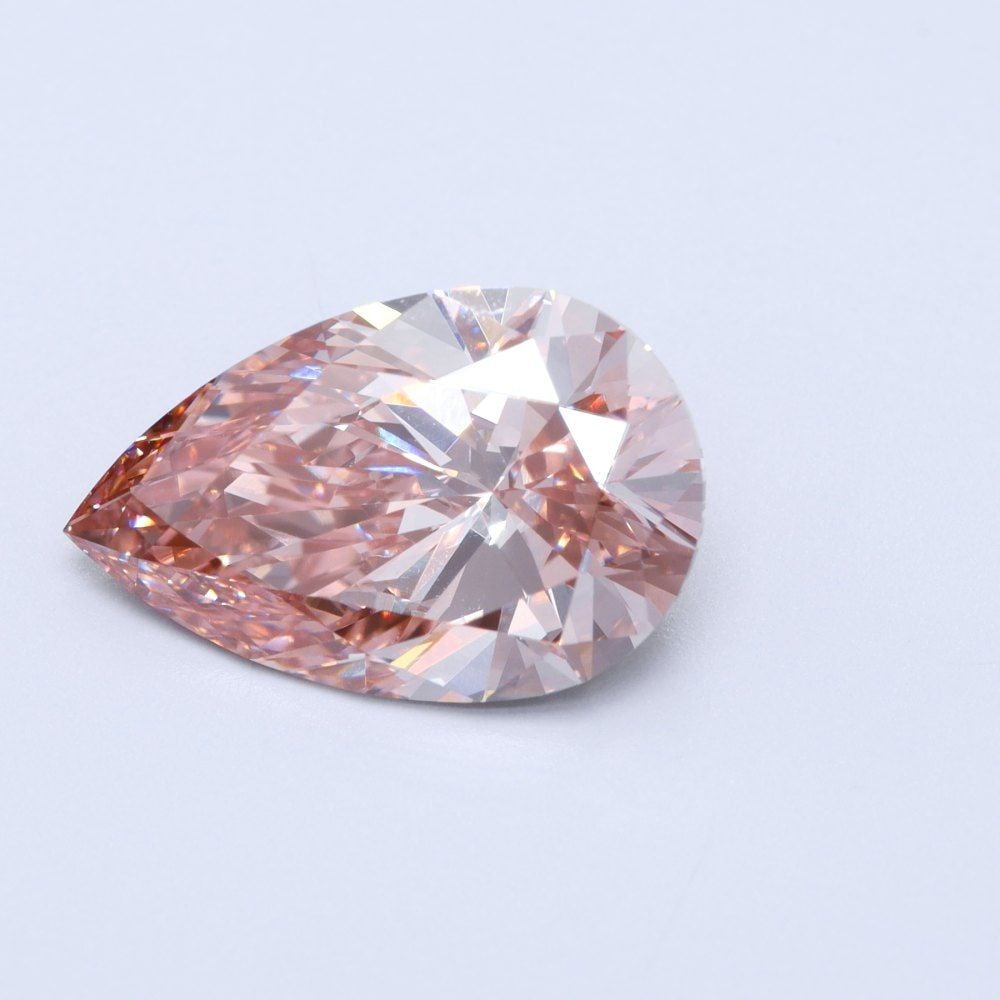 Loose Lab Diamond Pear 2.55ct Fancy Vivid Purplish Pink VS1: Loose Lab Diamond Pear 2.55ct Fancy Vivid Purplish Pink VS1 Loose Lab Diamond Pear, 2.55ct, Fancy Vivid Purplish Pink, VS1 clarity, measuring 11.91L x 7.53W x 4.65H, no certification. Item Specifics: