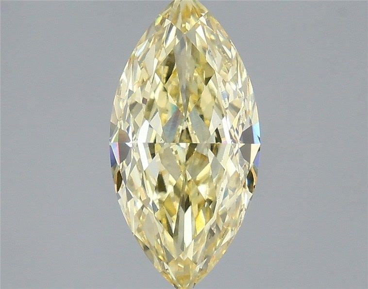 Loose Lab Diamond 2.09ct Marquise Fancy Intense Yellow VS1 - IGI: Loose Lab Diamond 2.09ct Marquise Fancy Intense Yellow VS1 - IGI Loose Lab Diamond weighing 2.09ct, Marquise cut, Fancy Intense Yellow color, clarity VS1, with IGI certification. Measurements are 12.5
