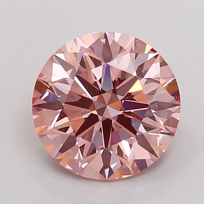 Ideal Loose Lab Diamond 1.79ct Fancy Intense Pink VS2 - IGI Round: Ideal Loose Lab Diamond 1.79ct Fancy Intense Pink VS2 - IGI Round Ideal Loose Lab Diamond weighing 1.79ct with Fancy Intense Pink color and VS2 clarity, certified by IGI, featuring excellent polish an