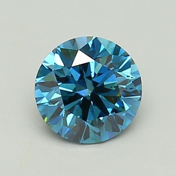 Loose Lab Diamond 1.37ct Fancy Vivid Blue VS2: Loose Lab Diamond 1.37ct Fancy Vivid Blue VS2 Loose lab-grown diamond weighing 1.37ct with a Fancy Vivid Blue color and VS2 clarity, without certification. Measurements: 7.1L x 7.1W x 4.4H. Item Speci