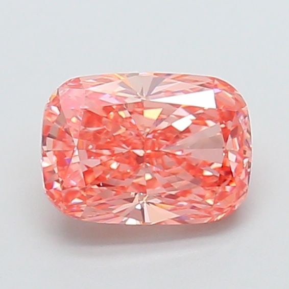 Loose Lab Diamond 2.15ct Fancy Vivid Pink VS1 - IGI Cushion Modified: Loose Lab Diamond 2.15ct Fancy Vivid Pink VS1 - IGI Cushion Modified Loose Lab Diamond Cushion Modified, 2.15ct, Fancy Vivid Pink color, VS1 clarity, measurements 8.83L x 6.3W x 4.36H, certified by IG