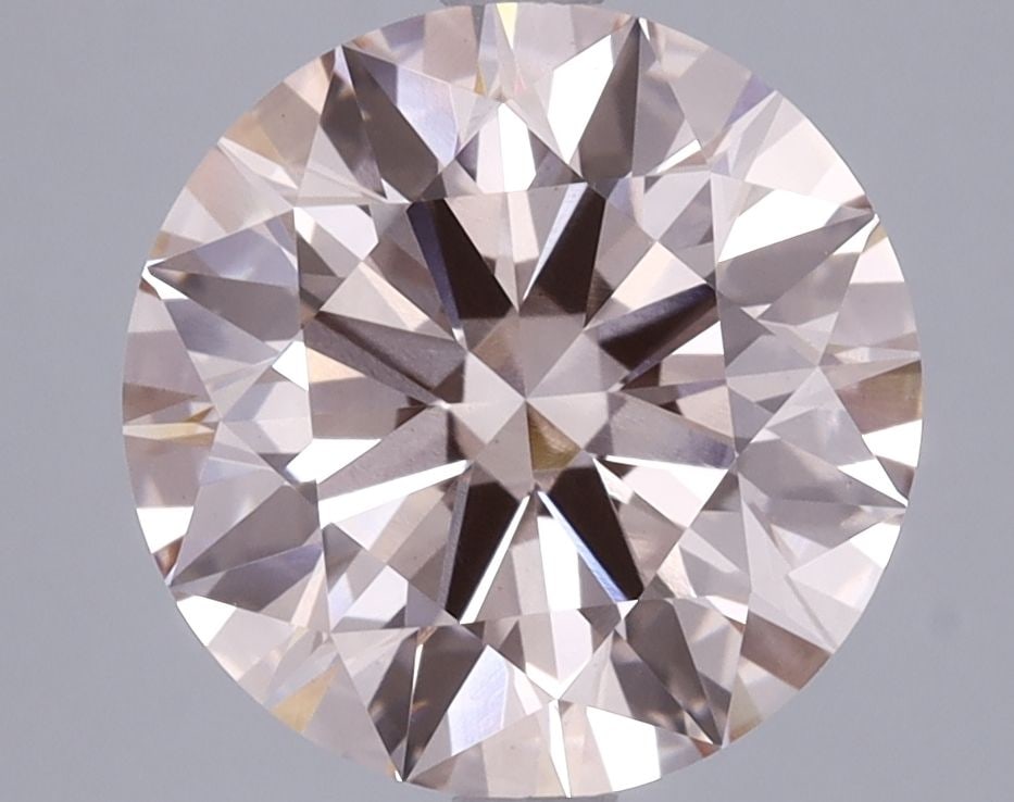 Ideal Loose Lab Diamond 3.99ct Fancy Intense Pink VS1 - IGI Round: Ideal Loose Lab Diamond 3.99ct Fancy Intense Pink VS1 - IGI Round Ideal loose lab diamond of 3.99ct, featuring fancy intense pink color, VS1 clarity, and excellent polish and symmetry, certified by