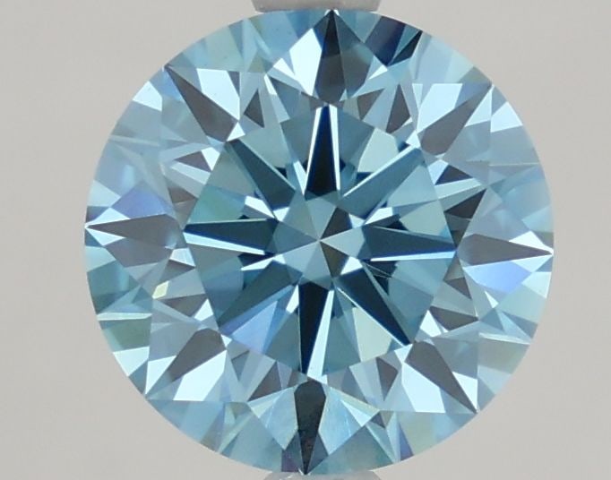 Ideal Loose Lab Diamond IGI Round 2.09ct Fancy Vivid Blue VS1: Ideal Loose Lab Diamond IGI Round 2.09ct Fancy Vivid Blue VS1 Ideal loose lab-grown IGI certified diamond weighing 2.09ct, in Fancy Vivid Blue color with VS1 clarity. It has excellent polish and symme