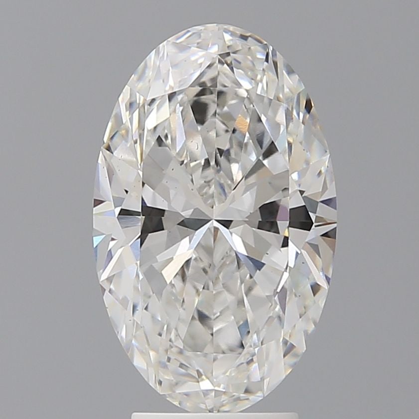 Loose Lab Diamond 4.08ct F VS2 - IGI Oval: Loose Lab Diamond 4.08ct F VS2 - IGI Oval Loose lab-grown IGI certified diamond weighing 4.08ct, featuring an F color and VS2 clarity. It has excellent polish and symmetry, with dimensions of 13.97L x
