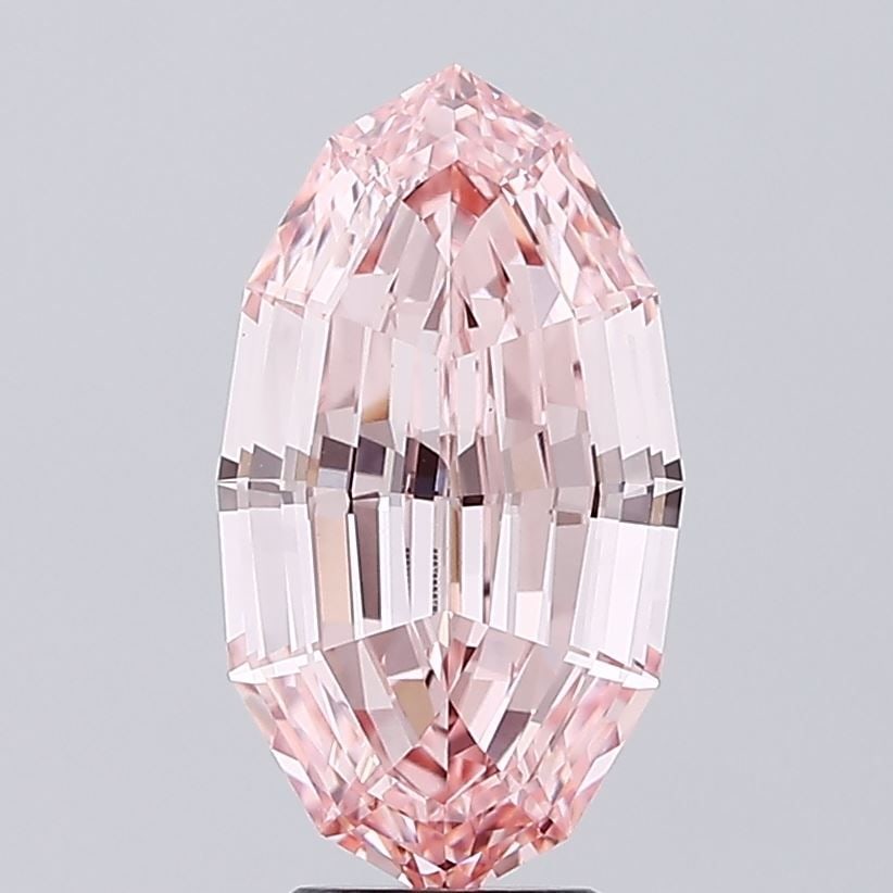 Loose Lab Diamond IGI Other 4.56ct Fancy Vivid Pink VVS2: Loose Lab Diamond IGI Other 4.56ct Fancy Vivid Pink VVS2 Loose Lab Diamond IGI Other 4.56ct Fancy Vivid Pink, featuring VVS2 clarity, excellent polish and symmetry; measures 15.26L x 8.42W x 4.84H, ce