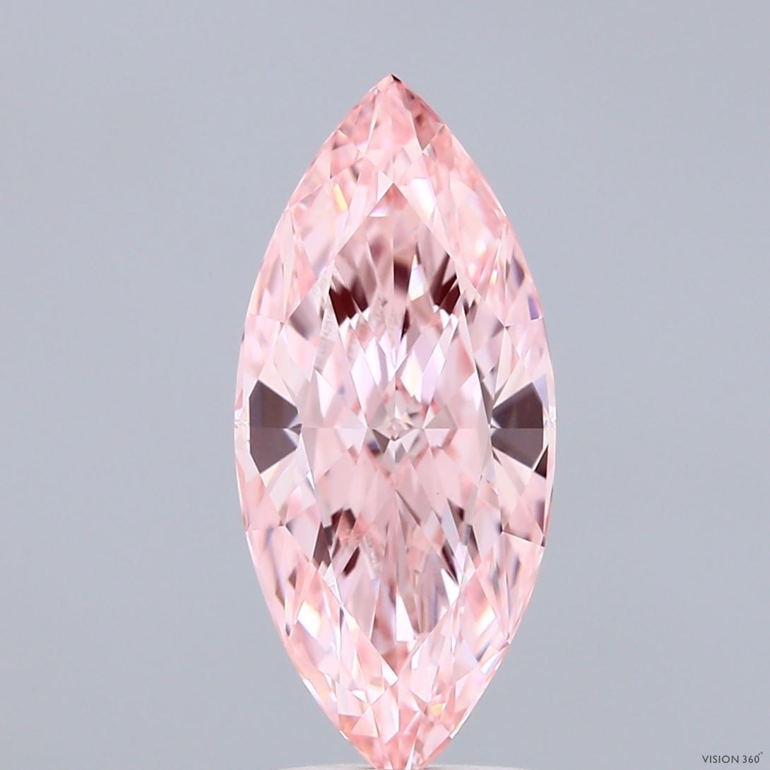 Loose Lab Diamond IGI Marquise 3.28ct Fancy Vivid Pink VVS2: Loose Lab Diamond IGI Marquise 3.28ct Fancy Vivid Pink VVS2 Loose lab-grown diamond weighing 3.28ct, marquise shape, fancy vivid pink color, VVS2 clarity, certified by IGI. Item Specifics: Source: Thi