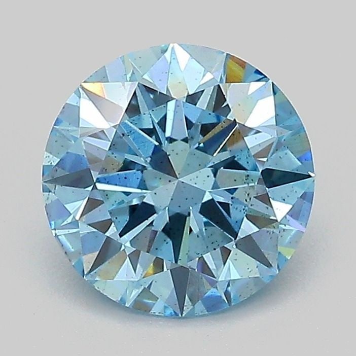 Loose Lab Diamond IGI Round 1.57ct Fancy Vivid Blue SI2: Loose Lab Diamond IGI Round 1.57ct Fancy Vivid Blue SI2 Loose lab-grown diamond weighing 1.57ct, round cut, fancy vivid blue color, SI2 clarity, certified by IGI. Item Specifics: Source: This Is A Rea