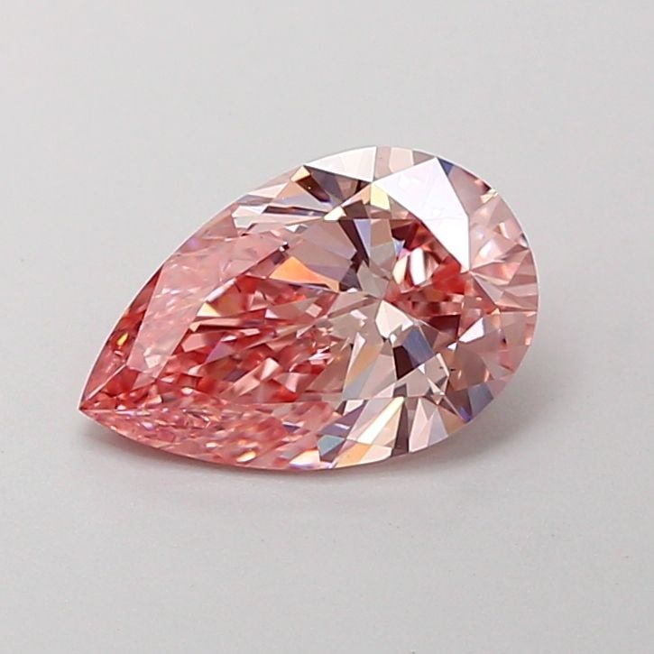 Loose Lab Diamond IGI Pear 1.57ct Fancy Vivid Pink VS1: Loose Lab Diamond IGI Pear 1.57ct Fancy Vivid Pink VS1 Loose Lab Diamond IGI Pear, weighing 1.57ct with a Fancy Vivid Pink color, VS1 clarity, and EX polish and symmetry. Certified by IGI. Item Specif