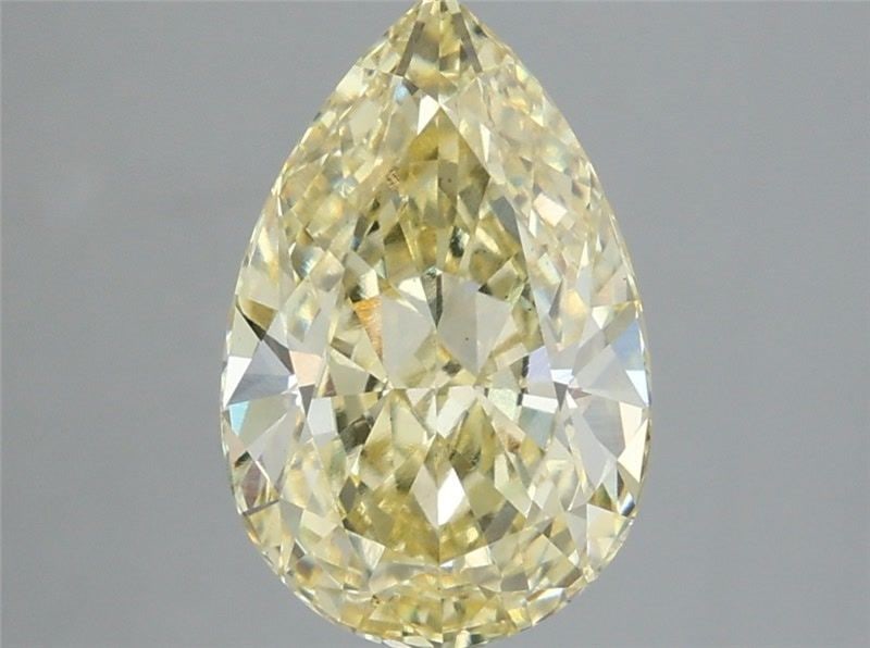 Loose Lab Diamond IGI Pear 3.09ct Fancy Yellow VS1: Loose Lab Diamond IGI Pear 3.09ct Fancy Yellow VS1 Loose lab-grown diamond IGI certified, 3.09ct pear shape with Fancy Yellow color and VS1 clarity, excellent polish and symmetry (12.0L x 7.75W x 4.71
