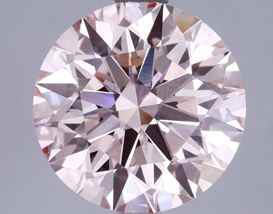 Ideal Loose Lab Diamond IGI Round 3.14ct Fancy Pink VS1: Ideal Loose Lab Diamond IGI Round 3.14ct Fancy Pink VS1 Ideal Loose Lab Diamond IGI Round, 3.14ct, color Fancy Pink, clarity VS1, with excellent polish and symmetry, measuring 9.32L x 9.34W x 5.81H, c