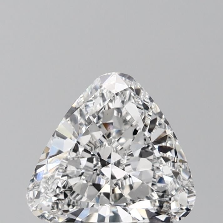 Loose Lab Diamond IGI Triangular 1.08ct E VS1: Loose Lab Diamond IGI Triangular 1.08ct E VS1 Loose Lab Diamond IGI Triangular 1.08ct in E color with VS1 clarity, polished to excellent standard, measuring 7.65L x 7.7W x 3.22H mm, certified by IGI.