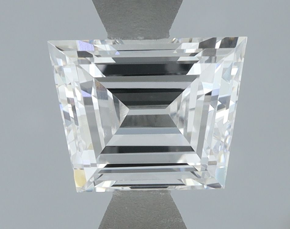 Loose Lab Diamond 1.06ct E VS1 - IGI Tapered Baguette: Loose Lab Diamond 1.06ct E VS1 - IGI Tapered Baguette Loose Lab Diamond, 1.06ct, Color E, Clarity VS1, with very good polish and symmetry. Certified by IGI, measurements are 5.2L x 6.83W x 3.44H. Item