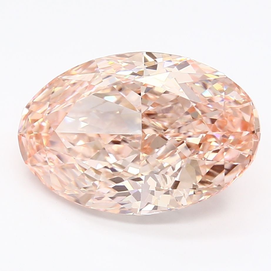 Loose Lab Diamond IGI Oval 4.46ct Fancy Intense Pink VVS2: Loose Lab Diamond IGI Oval 4.46ct Fancy Intense Pink VVS2 Loose Lab Diamond Oval cut, 4.46ct, Fancy Intense Pink, Clarity VVS2, with EX Polish and Symmetry, measures 13.37mm x 8.8mm x 5.26mm, certifie