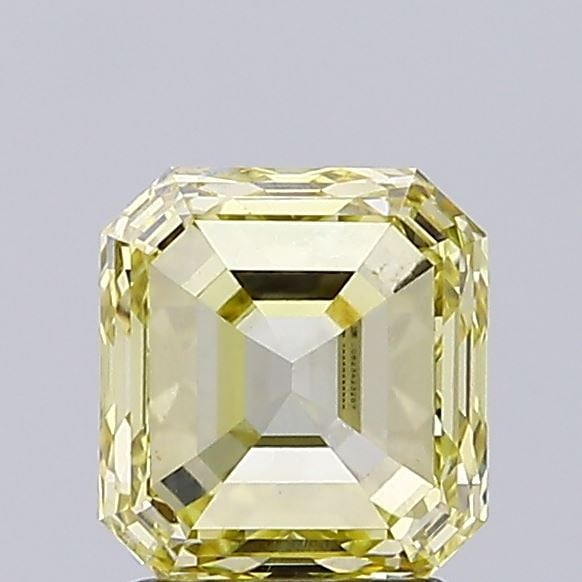 Loose Lab Diamond IGI Emerald 2.03ct Fancy Intense Yellow VS1: Loose Lab Diamond IGI Emerald 2.03ct Fancy Intense Yellow VS1 Loose lab-grown diamond weighing 2.03ct, certified by IGI, in an emerald cut with Fancy Intense Yellow color and VS1 clarity; measurements