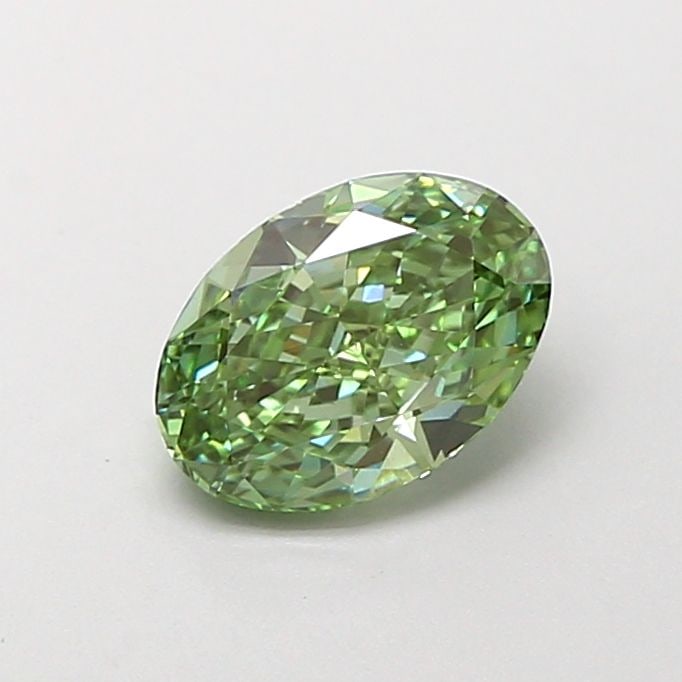 Loose Lab Diamond IGI Oval 1.03ct Fancy Intense Green VVS2: Loose Lab Diamond IGI Oval 1.03ct Fancy Intense Green VVS2 Loose Lab Diamond IGI Oval, 1.03ct Fancy Intense Green, VVS2 clarity, with excellent polish and symmetry, certified by IGI. Item Specifics: S