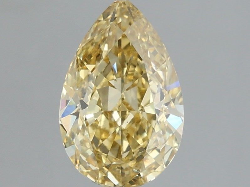 Loose Lab Diamond IGI Pear 1.09ct Fancy Intense Yellow VVS2: Loose Lab Diamond IGI Pear 1.09ct Fancy Intense Yellow VVS2 Loose Lab Diamond IGI Pear, 1.09ct Fancy Intense Yellow, VVS2 clarity, with excellent polish and symmetry, certified by IGI. Item Specifics: