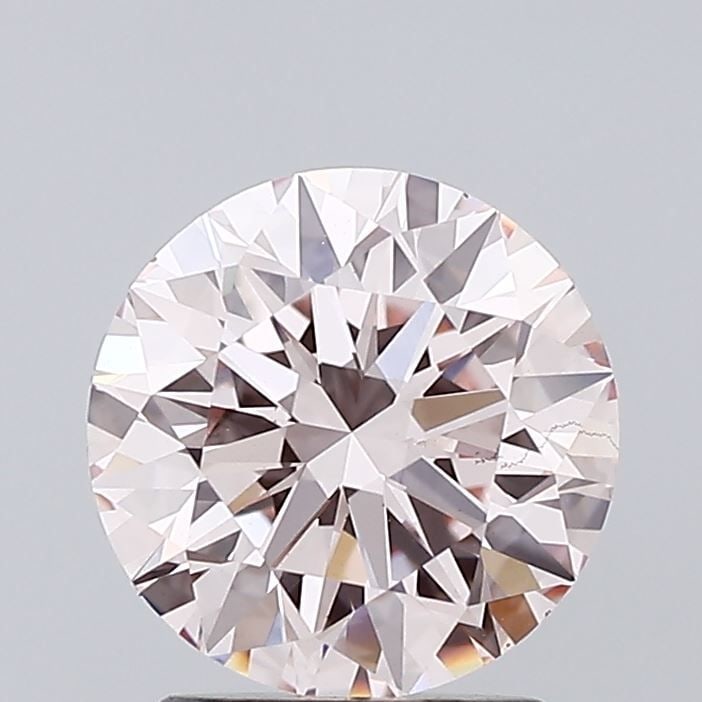 Loose Lab Diamond IGI Round 1.69ct Fancy Pink VS2 - Ideal: Loose Lab Diamond IGI Round 1.69ct Fancy Pink VS2 - Ideal Loose Lab Diamond IGI Round 1.69ct, Ideal Cut, Fancy Pink, Clarity VS2, with Excellent Polish and Symmetry, certified by IGI, measures 7.6L X