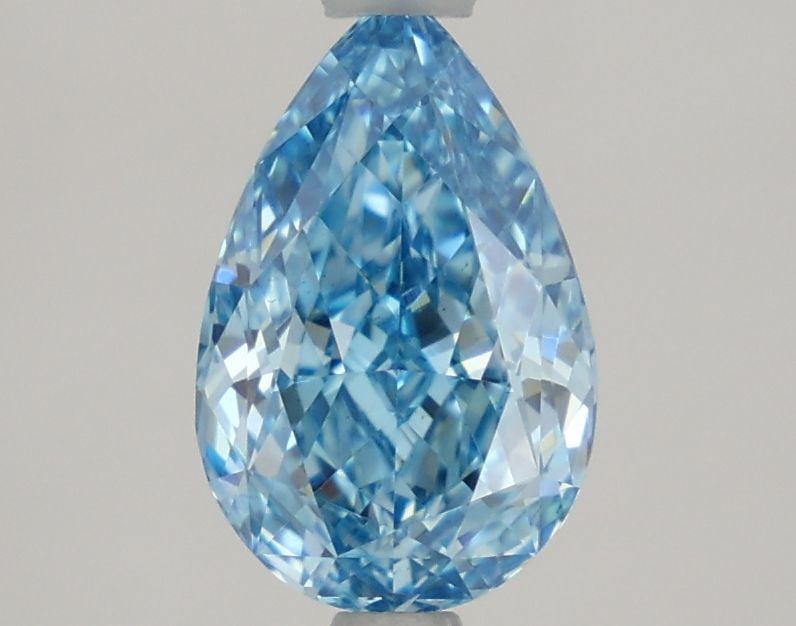 Loose Lab Diamond IGI Pear 1.65ct Fancy Vivid Blue VS1: Loose Lab Diamond IGI Pear 1.65ct Fancy Vivid Blue VS1 Loose lab-grown diamond IGI certified, 1.65ct in Fancy Vivid Blue color, VS1 clarity, with Excellent Polish and Symmetry, measuring 9.9L x 6.36W