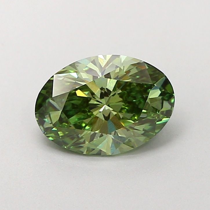 Loose Lab Diamond 1.01ct Fancy Vivid Green VS1 - IGI Oval: Loose Lab Diamond 1.01ct Fancy Vivid Green VS1 - IGI Oval A 1.01ct Fancy Vivid Green oval lab-grown diamond with VS1 clarity, excellent polish and symmetry, certified by IGI. Item Specifics: Source: T