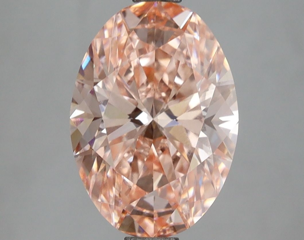 Loose Lab Diamond IGI Oval 3.04ct Fancy Vivid Pink VVS2: Loose Lab Diamond IGI Oval 3.04ct Fancy Vivid Pink VVS2 Loose Lab Diamond, Oval shape, 3.04ct, Fancy Vivid Pink color, Clarity VVS2, featuring Very Good Polish and Excellent Symmetry, certified by IGI