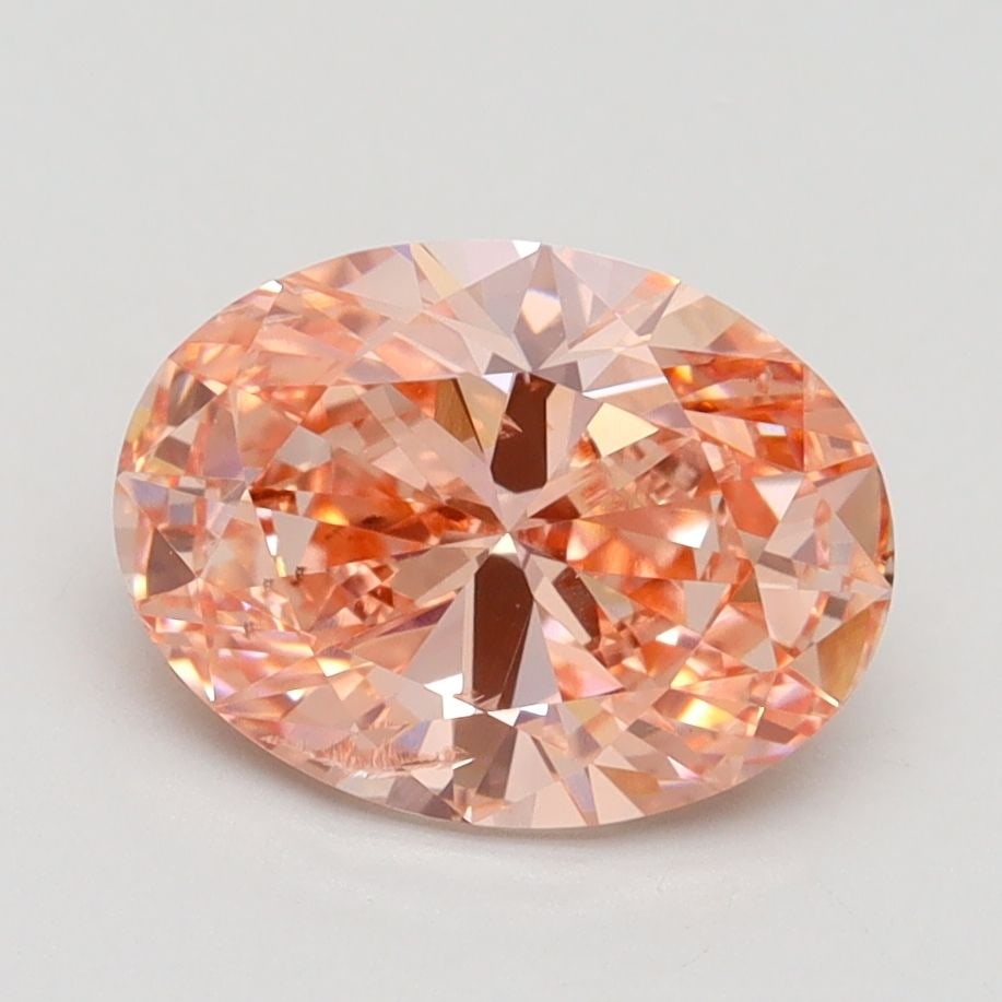 Loose Lab Diamond IGI Oval 2.0ct Fancy Intense Pink SI2: Loose Lab Diamond IGI Oval 2.0ct Fancy Intense Pink SI2 This loose lab-grown diamond is an IGI-certified 2.0ct oval with a Fancy Intense Pink color and SI2 clarity, featuring very good polish and symm