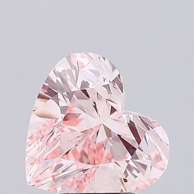 Loose Lab Diamond IGI Heart 2.08ct Fancy Intense Pink VS1: Loose Lab Diamond IGI Heart 2.08ct Fancy Intense Pink VS1 Loose Lab Diamond IGI Heart 2.08ct Fancy Intense Pink VS1, certified by IGI, features very good polish and excellent symmetry with dimensions