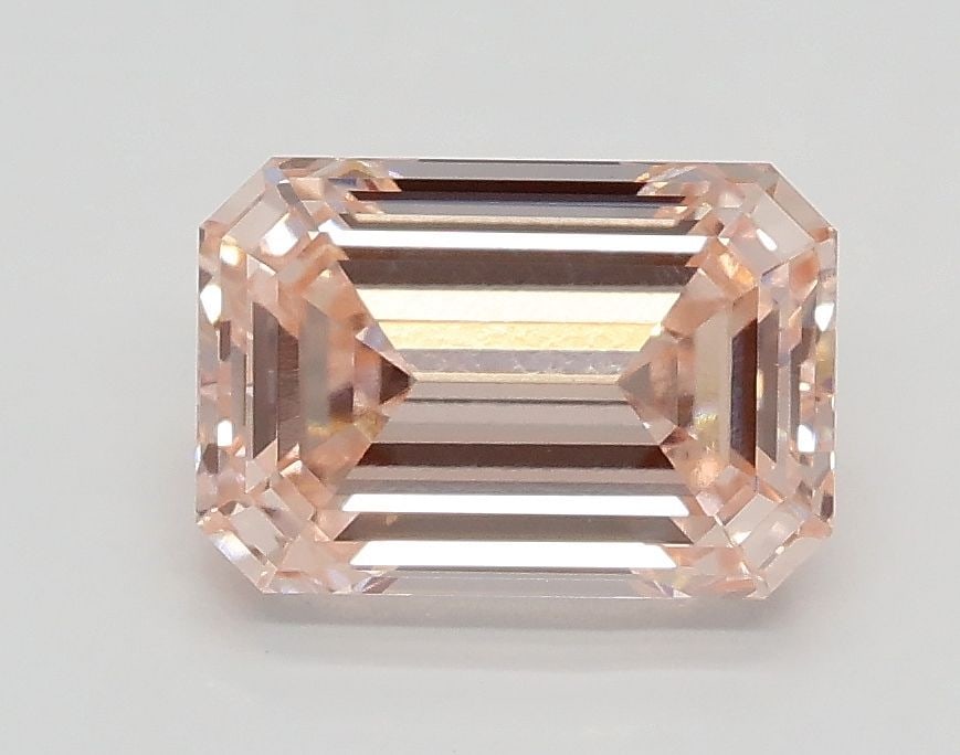Loose Lab Diamond IGI Emerald 1.52ct Fancy Intense Pink VS1: Loose Lab Diamond IGI Emerald 1.52ct Fancy Intense Pink VS1 Loose lab-grown diamond, IGI certified, 1.52ct, emerald shape, fancy intense pink color, clarity VS1, with excellent polish and symmetry. It