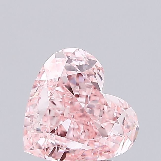 Loose Lab Diamond IGI Heart 1.52ct Fancy Vivid Pink VS1: Loose Lab Diamond IGI Heart 1.52ct Fancy Vivid Pink VS1 Loose lab-grown diamond IGI certified, heart cut, 1.52ct, fancy vivid pink, VS1 clarity, with excellent polish and symmetry, measuring 7.14 x 7.