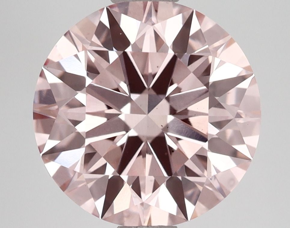 Ideal Loose Lab Diamond IGI Round 2.54ct Fancy Intense Pink VS2: Ideal Loose Lab Diamond IGI Round 2.54ct Fancy Intense Pink VS2 Ideal Loose Lab Diamond IGI Round 2.54ct Fancy Intense Pink VS2, featuring excellent cut, polish, and symmetry, IGI certified, with