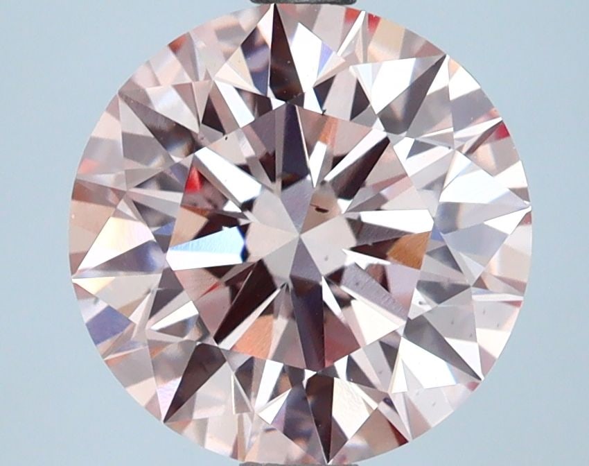 Ideal Loose Lab Diamond IGI Round 2.89ct Fancy Intense Pink VS1: Ideal Loose Lab Diamond IGI Round 2.89ct Fancy Intense Pink VS1 Ideal Loose Lab Diamond IGI Round 2.89ct Fancy Intense Pink VS1 with EX polish and EX symmetry, measuring 9.09L x 9.17W x 5.59H, certifi