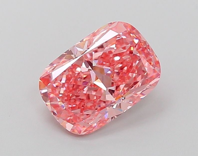 Loose Lab Diamond 2.0ct Fancy Vivid Pink VS2 - IGI Cushion Modified: Loose Lab Diamond 2.0ct Fancy Vivid Pink VS2 - IGI Cushion Modified This Loose Lab Diamond weighs 2.0ct, features a Fancy Vivid Pink color, and has a VS2 clarity rating. It is IGI certified with excel