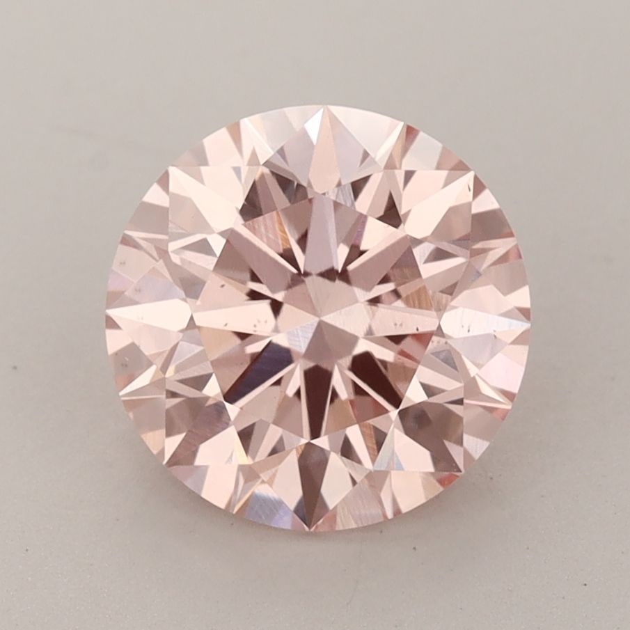 Loose Lab Diamond IGI Round 2.34ct Fancy Intense Pink VS1 - Ideal: Loose Lab Diamond IGI Round 2.34ct Fancy Intense Pink VS1 - Ideal Loose Lab Diamond, IGI certified, 2.34ct, Fancy Intense Pink, VS1 clarity, ideal cut, with EX polish and symmetry, measuring 8.48L x