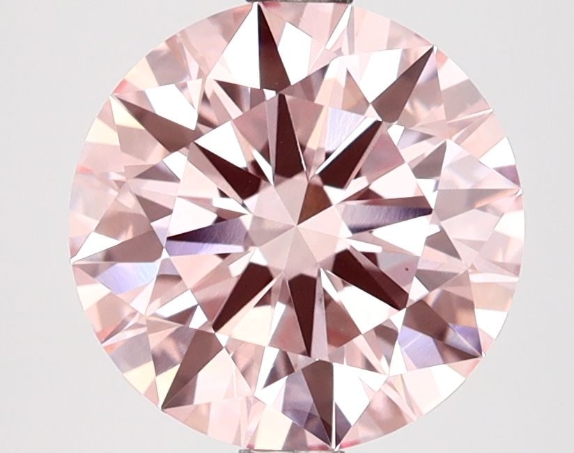 Ideal Loose Lab Diamond IGI Round 2.63ct Fancy Intense Pink VS1: Ideal Loose Lab Diamond IGI Round 2.63ct Fancy Intense Pink VS1 Loose Lab Diamond, IGI certified, 2.63ct, Fancy Intense Pink, VS1 clarity, ideal cut, with EX polish and symmetry, measuring 8.93L x 8.9