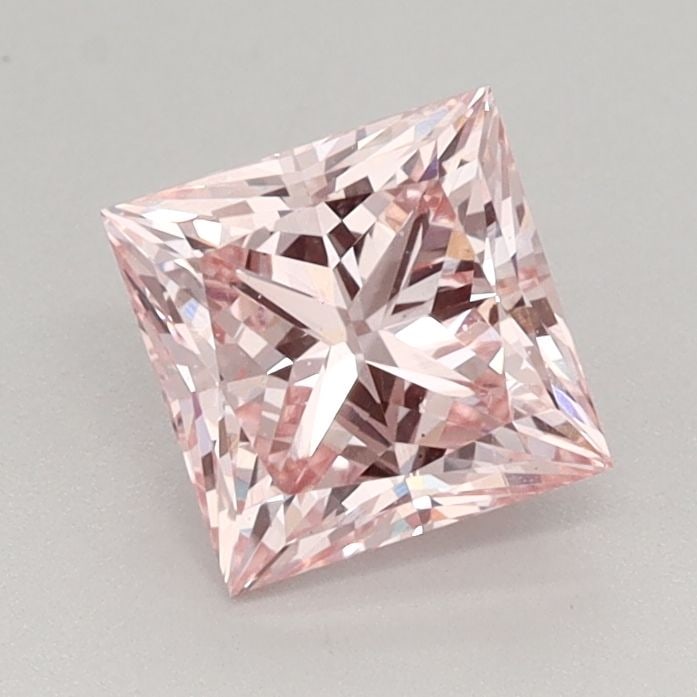 Loose Lab Diamond IGI Princess 1.27ct Fancy Intense Pink VS2: Loose Lab Diamond IGI Princess 1.27ct Fancy Intense Pink VS2 Loose Lab Diamond, IGI certified, 1.27ct, Fancy Intense Pink, VS2 clarity, with VG polish and symmetry, measuring 5.73L x 5.7W x 4.29H. 