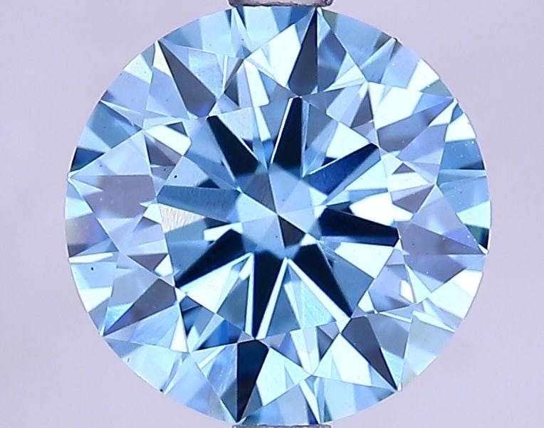 Ideal Loose Lab Diamond IGI Round 2.38ct Fancy Vivid Blue VS1: Ideal Loose Lab Diamond IGI Round 2.38ct Fancy Vivid Blue VS1 Ideal Loose Lab Diamond IGI Round 2.38ct with Fancy Vivid Blue color and VS1 clarity, featuring excellent polish and symmetry. Certified b