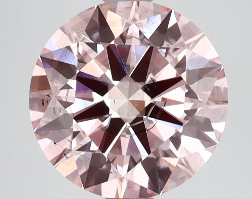 IGI 2.59ct Round Fancy Intense Pink SI1 - Ideal Loose Lab Diamond: IGI 2.59ct Round Fancy Intense Pink SI1 - Ideal Loose Lab Diamond The IGI-certified 2.59ct round diamond features a fancy intense pink color and SI1 clarity, characterized as ideal. Item Specifics: So