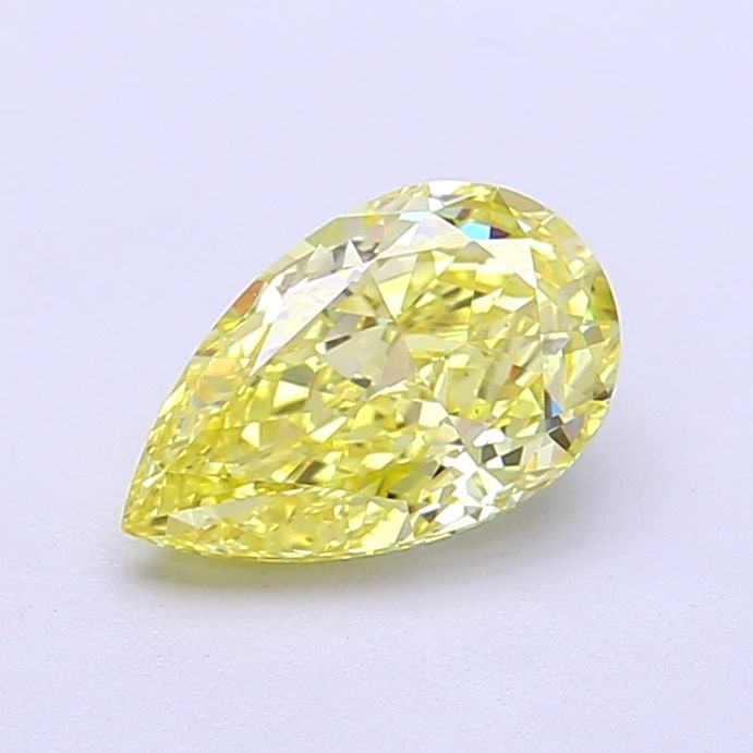 Loose Lab Diamond IGI Pear 1.03ct Fancy Intense Yellow VVS2: Loose Lab Diamond IGI Pear 1.03ct Fancy Intense Yellow VVS2 Loose Lab Diamond IGI Pear, 1.03ct, Fancy Intense Yellow, VVS2 clarity, with excellent polish and symmetry, certified by IGI. Item Specifics