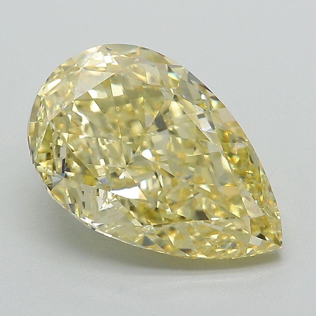 Loose Lab Diamond IGI Pear 4.52ct Fancy Intense Yellow VS1: Loose Lab Diamond IGI Pear 4.52ct Fancy Intense Yellow VS1 Loose Lab Diamond IGI Pear, 4.52ct, Fancy Intense Yellow, VS1 clarity, with excellent polish and symmetry, certified by IGI. Item Specifics: