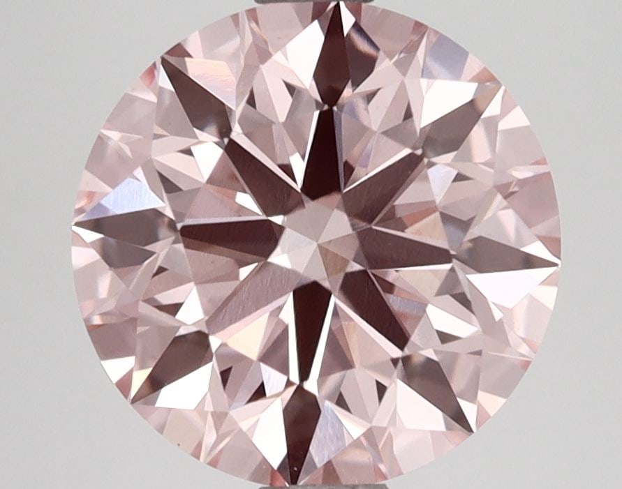 Loose Lab Diamond IGI Round 2.54ct Fancy Vivid Pink VS1: Loose Lab Diamond IGI Round 2.54ct Fancy Vivid Pink VS1 Loose Lab Diamond IGI Round 2.54ct in Fancy Vivid Pink with Clarity VS1, excellent polish and symmetry, measuring 8.64L x 8.67W x 5.43H. Item Sp