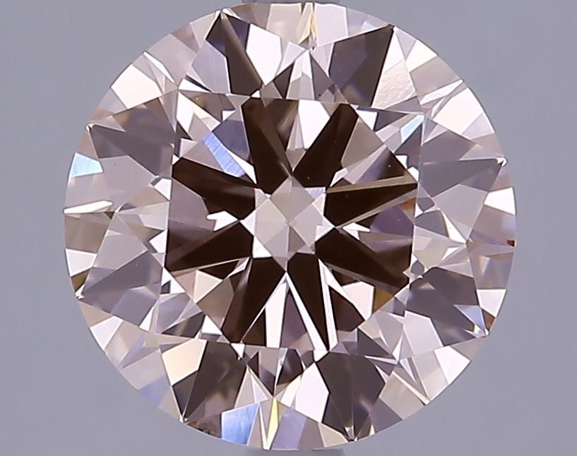 Ideal Loose Lab Diamond IGI Round 3.01ct Fancy Pink VS2: Ideal Loose Lab Diamond IGI Round 3.01ct Fancy Pink VS2 Ideal Loose Lab Diamond IGI Round 3.01ct Fancy Pink VS2, noted for its excellent polish and symmetry, measuring 9.32L x 9.36W x 5.55H, with IGI