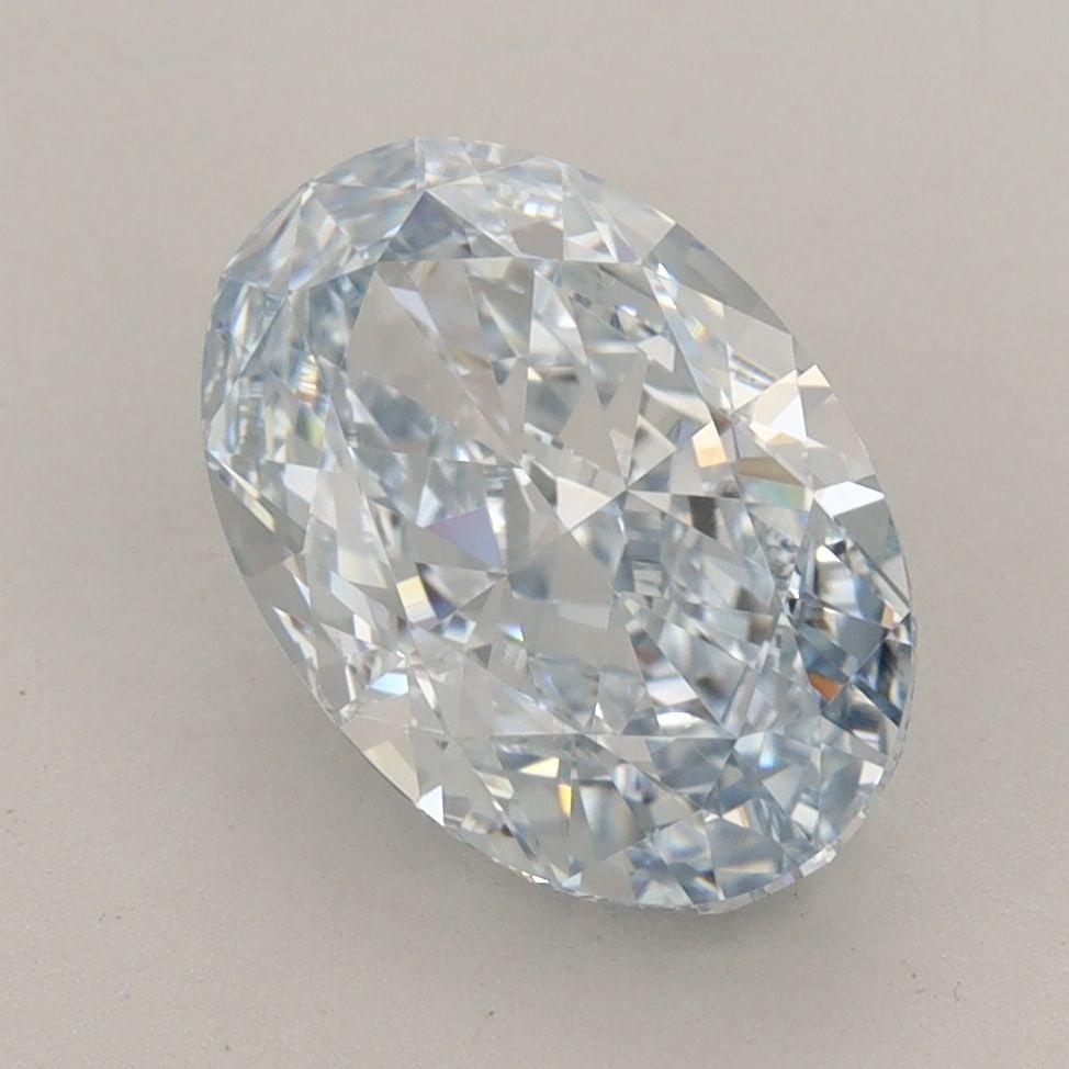 Loose Lab Diamond IGI Oval 3.39ct Fancy Intense Blue VVS2: Loose Lab Diamond IGI Oval 3.39ct Fancy Intense Blue VVS2 Loose Lab Diamond IGI Oval cut, 3.39ct, fancy intense blue, clarity VVS2, featuring excellent polish and symmetry; certified by IGI. Item