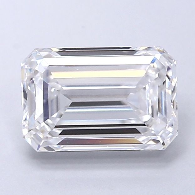 Loose Lab Diamond IGI Emerald 1.3ct D VVS2: Loose Lab Diamond IGI Emerald 1.3ct D VVS2 Loose lab diamond IGI Certified, emerald cut, 1.3ct, color D, clarity VVS2, with excellent polish and symmetry. Measurements are 7.57L x 5.02W x 3.26H. Item
