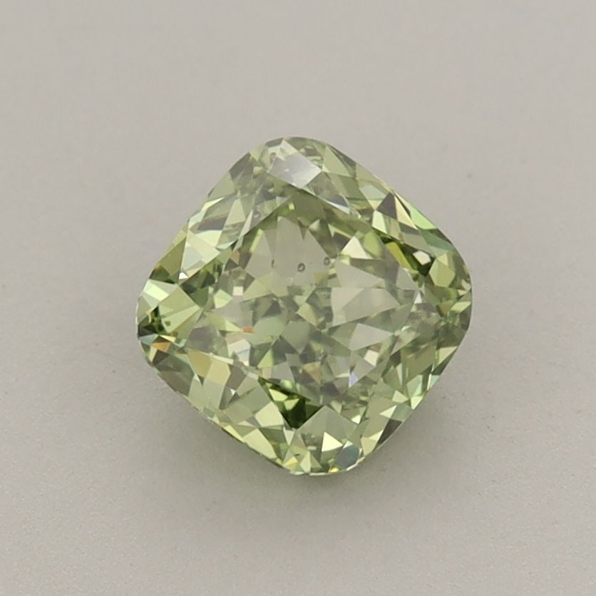 Loose Lab Diamond IGI Cushion Modified 1.12ct Fancy Vivid Green VS2: Loose Lab Diamond IGI Cushion Modified 1.12ct Fancy Vivid Green VS2 Loose Lab Diamond IGI Cushion Modified, 1.12ct, Color Fancy Vivid Green, Clarity VS2, featuring very good polish and symmetry. Certi