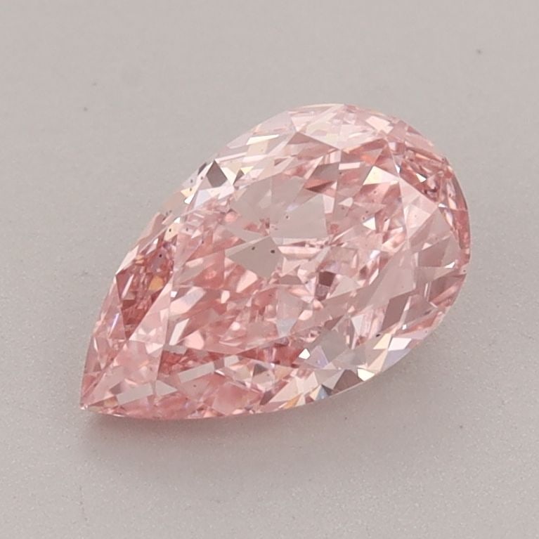 Loose Lab Diamond IGI Pear 1.26ct Fancy Vivid Pink VS2: Loose Lab Diamond IGI Pear 1.26ct Fancy Vivid Pink VS2 Loose Lab Diamond IGI Pear, 1.26ct, color Fancy Vivid Pink, clarity VS2, with excellent polish and very good symmetry, certified by IGI. Item Spe