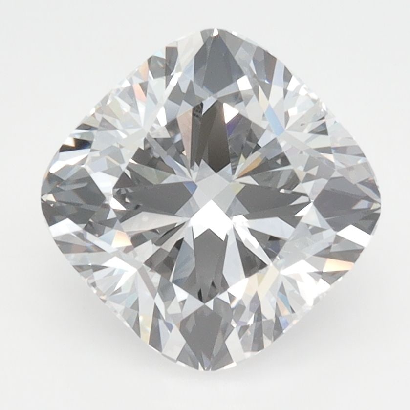 Loose Lab Diamond IGI 3.1ct Cushion Brilliant D IF: Loose Lab Diamond IGI 3.1ct Cushion Brilliant D IF Loose Lab Diamond IGI 3.1ct Cushion Brilliant in color D and clarity IF, featuring excellent polish and symmetry. Certified by IGI, measuring 8.47L x