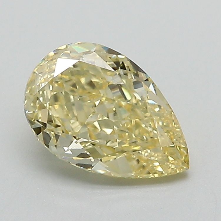 Loose Lab Diamond IGI Pear 1.34ct Fancy Intense Yellow VS1: Loose Lab Diamond IGI Pear 1.34ct Fancy Intense Yellow VS1 Loose Lab Diamond IGI Pear 1.34ct Fancy Intense Yellow VS1, featuring very good polish and symmetry, with dimensions of 8.93L x 5.9W x 3.59H