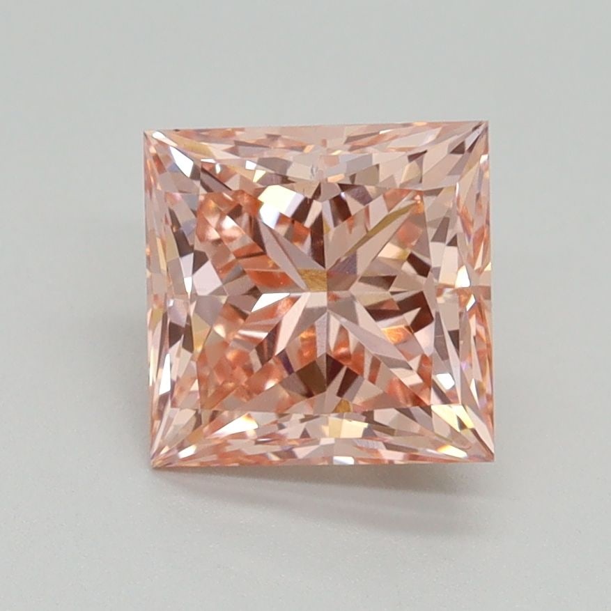 Loose Lab Diamond IGI Princess 1.91ct Fancy Intense Pink VS2: Loose Lab Diamond IGI Princess 1.91ct Fancy Intense Pink VS2 Loose Lab Diamond IGI Princess, 1.91ct, Color: Fancy Intense Pink, Clarity: VS2, good symmetry and excellent polish; certified by IGI. Item