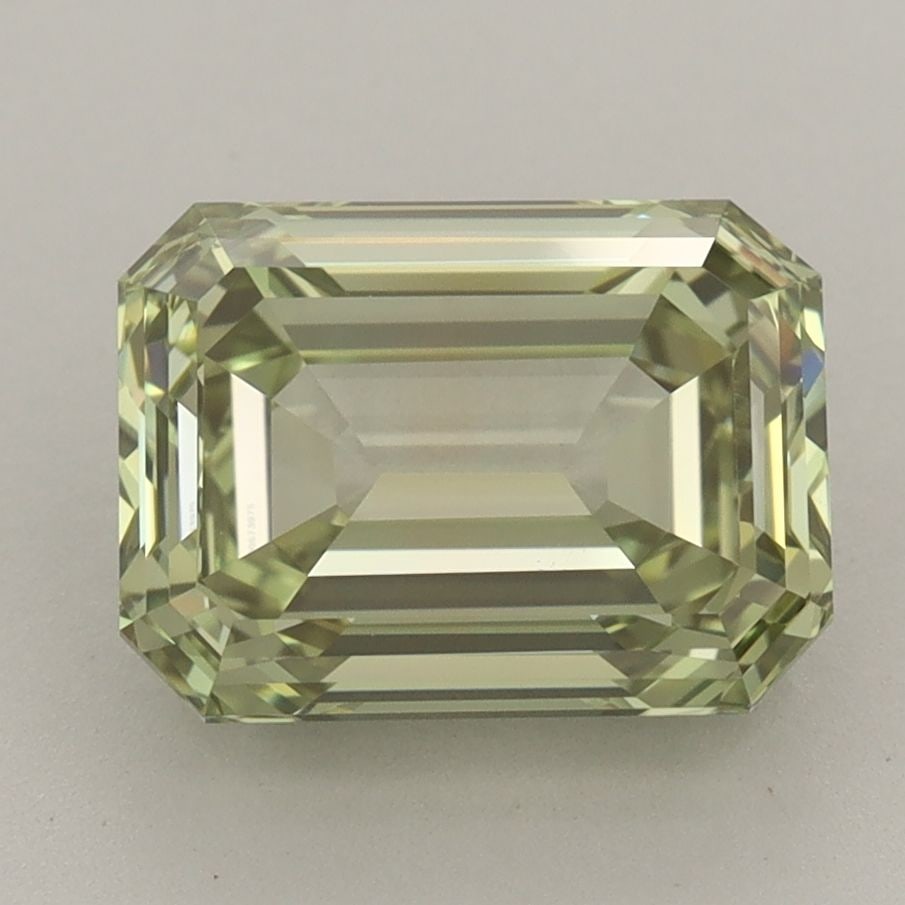 Loose Lab Diamond IGI Emerald 3.49ct Fancy Intense Green VVS2: Loose Lab Diamond IGI Emerald 3.49ct Fancy Intense Green VVS2 Loose Lab Diamond IGI Emerald, 3.49ct, Fancy Intense Green, VVS2, with very good polish and symmetry; measures 9.9L x 7.35W x 4.56H, certi