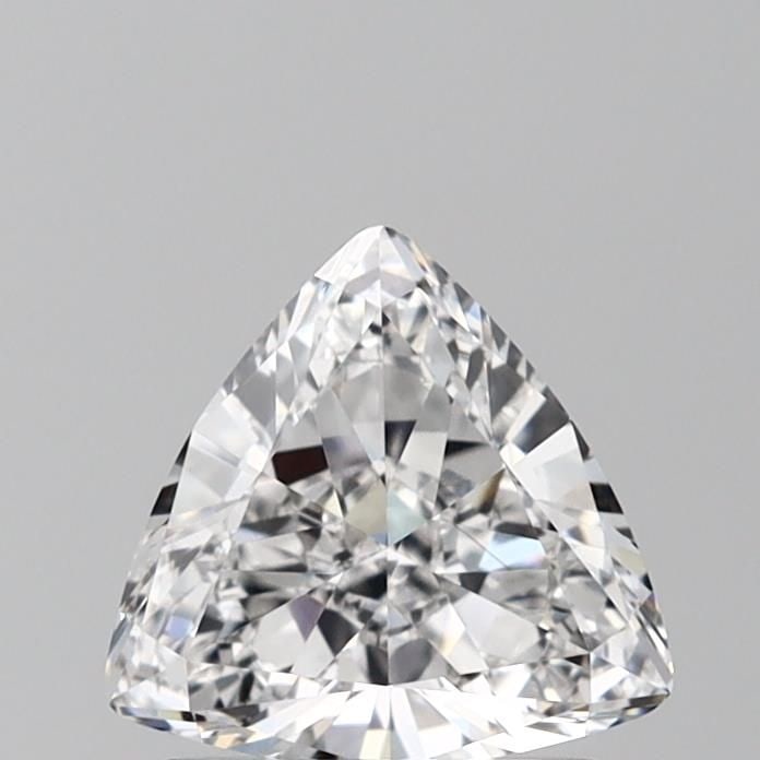 Loose Lab Diamond 1.04ct E VS1 - IGI Triangular: Loose Lab Diamond 1.04ct E VS1 - IGI Triangular Loose Lab Diamond weighing 1.04ct with E color and VS1 clarity, featuring excellent polish and symmetry. Certified by IGI, measuring 7.29L x 7.6W x 3.24