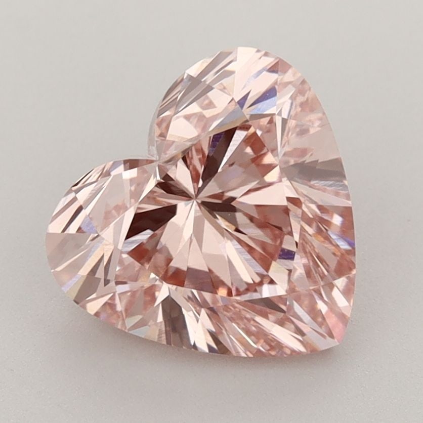 Loose Lab Diamond IGI Heart 2.67ct Fancy Intense Pink VVS2: Loose Lab Diamond IGI Heart 2.67ct Fancy Intense Pink VVS2 Loose Lab Diamond IGI Heart, 2.67ct, Fancy Intense Pink, VVS2 clarity, with EX polish and VG symmetry. Certified by IGI, measurements are 8.5